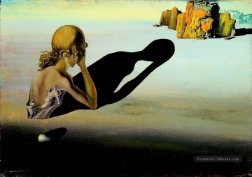 Salvador Dali Painting - Remorse or Sphinx Embedded in the Sand Salvador Dali
